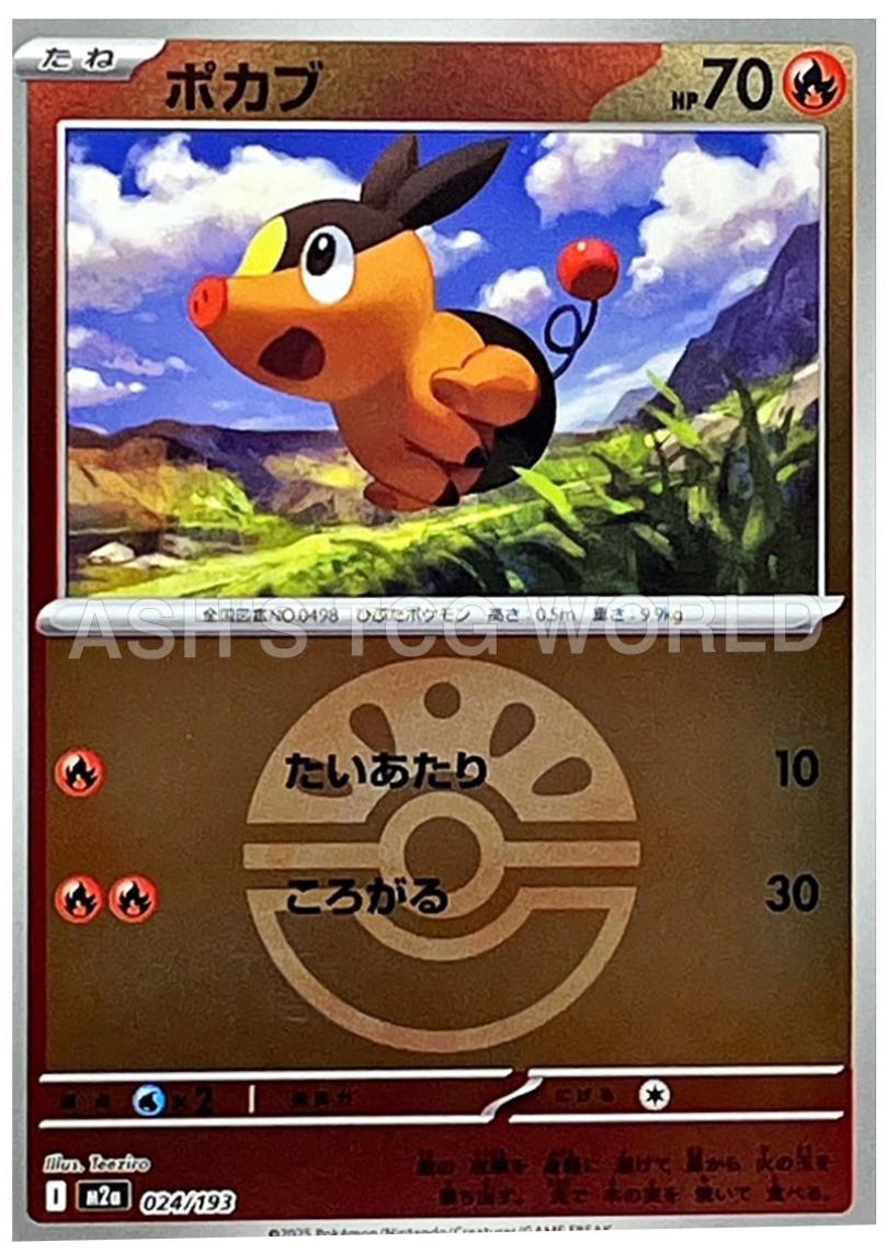 Japanese Mega Dream ex Tepig [Ball] Pokémon card